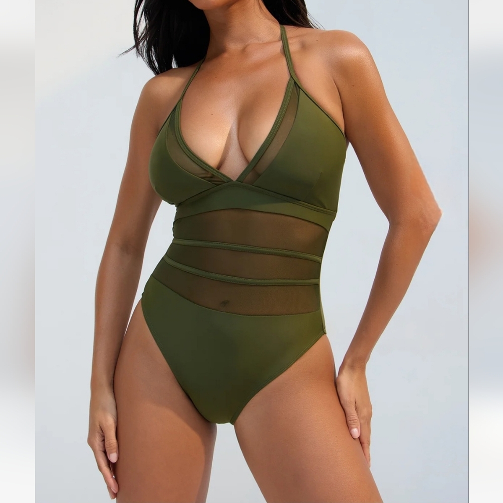 Katelyn Mesh Cutout One-Piece Swimsuit